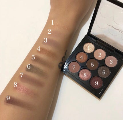 スモール アイシャドウ×9/M・A・C/アイシャドウパレットを使ったクチコミ(2枚目)