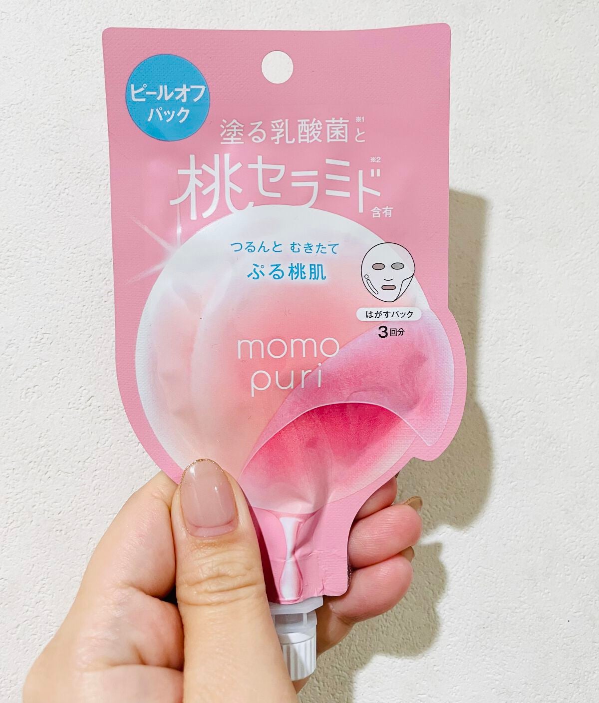 ももぷり フレッシュピールオフパック/ももぷり/ピーリングを使ったクチコミ(1枚目)