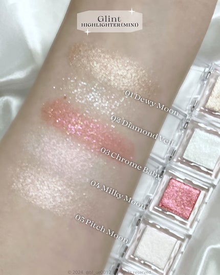ハイライター/Glint/パウダーハイライトを使ったクチコミ(5枚目)