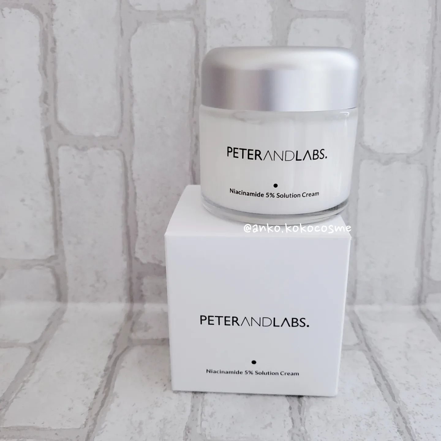 ナイアシンアミド5% ソリューション モイスチャークリーム/PETERANDLABS/フェイスクリームを使ったクチコミ（1枚目）