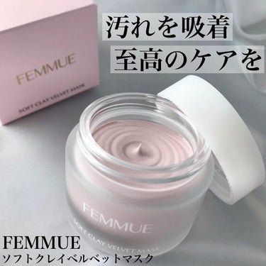 ソフトクレイ ベルベットマスク/FEMMUE/洗い流すパック・マスクを使ったクチコミ（1枚目）