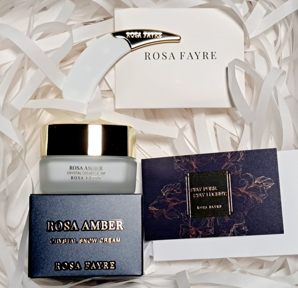 ロサ アンバー クリスタル スノー クリーム/ROSA FAYRE/フェイスクリームを使ったクチコミ（1枚目）