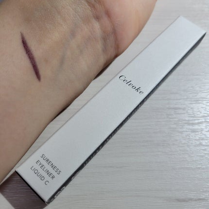 シュアネス アイライナーリキッド C/Celvoke/リキッドアイライナーを使ったクチコミ(3枚目)