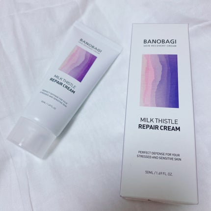 ミルクシスル リペアクリーム/BANOBAGI/フェイスクリームを使ったクチコミ(2枚目)