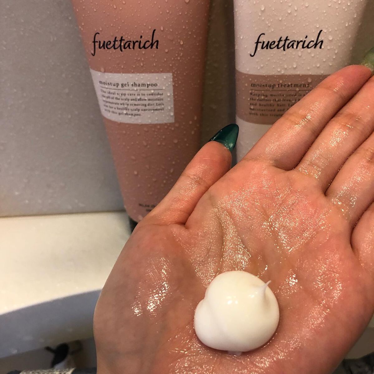 モイストアップ ジェル シャンプー/トリートメント/fuettarich (フエッタリッチ)/サロンシャンプーを使ったクチコミ（3枚目）