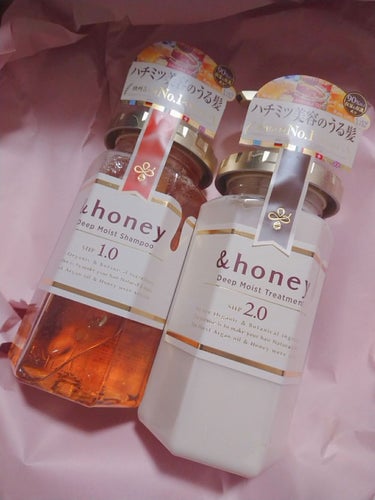 ディープモイスト シャンプー1.0／ヘアトリートメント2.0/&honey/シャンプー・コンディショナーを使ったクチコミ（1枚目）