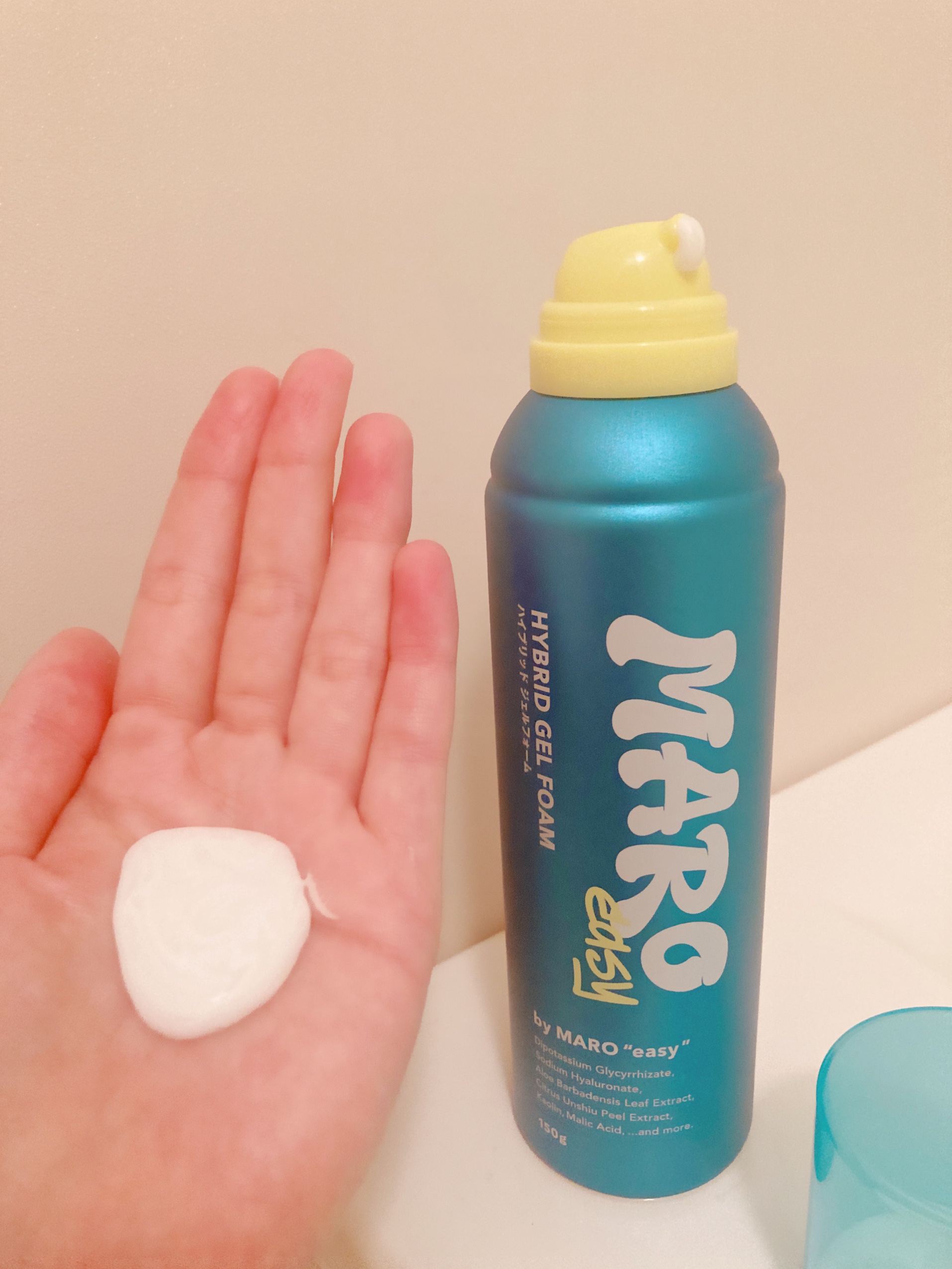 easy ハイブリッド ジェルフォーム シトラスウッドの香り/MARO/ムダ毛ケアを使ったクチコミ（1枚目）