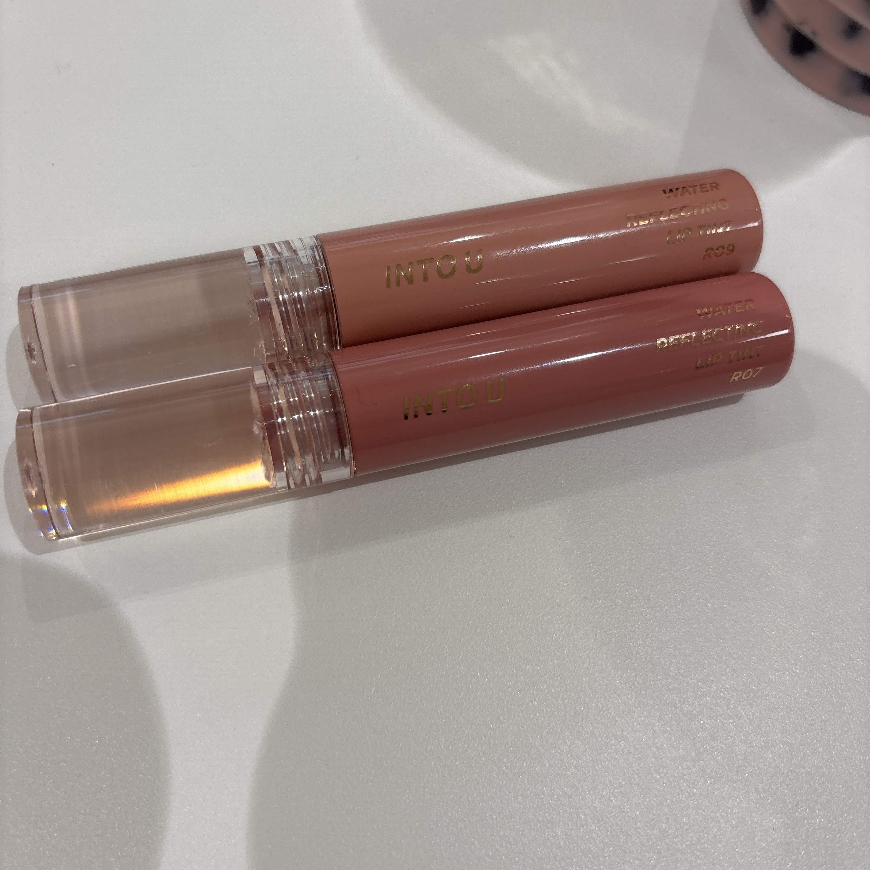 ウォーターリフレクティングリップティント R07 ほろ甘サングリア/INTO U/リップティントを使ったクチコミ（1枚目）