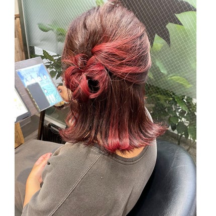 クオルシア カラーシャンプー ピンク/クオルシア/市販シャンプーを使ったクチコミ(2枚目)