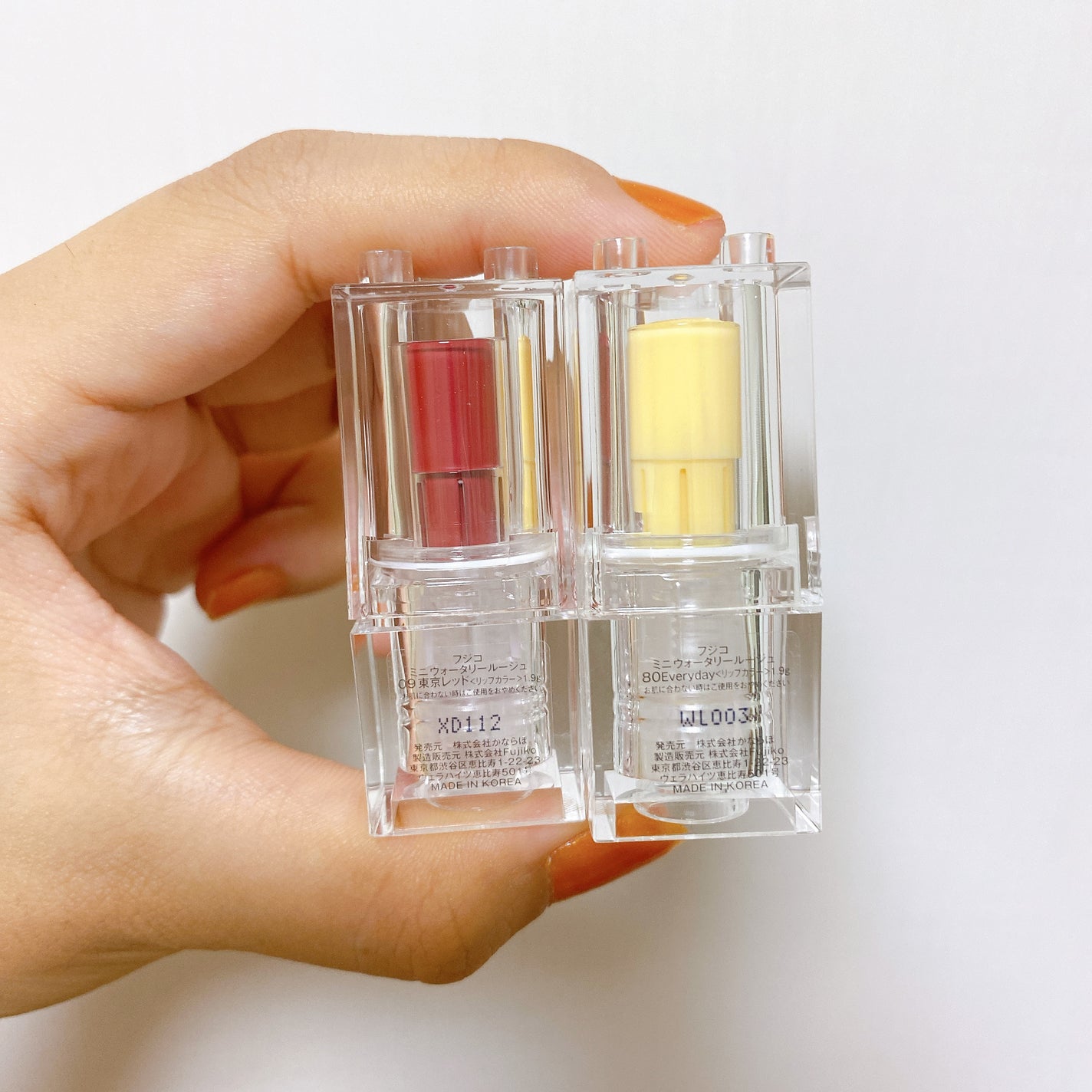 ミニウォータリールージュ/Fujiko/口紅を使ったクチコミ(8枚目)