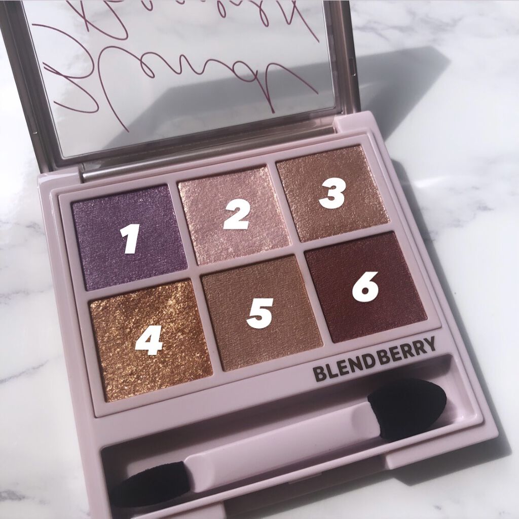 オーラクリエイション/BLEND BERRY/アイシャドウパレットを使ったクチコミ（3枚目）