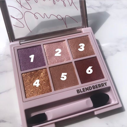 オーラクリエイション/BLEND BERRY/アイシャドウパレットを使ったクチコミ(3枚目)