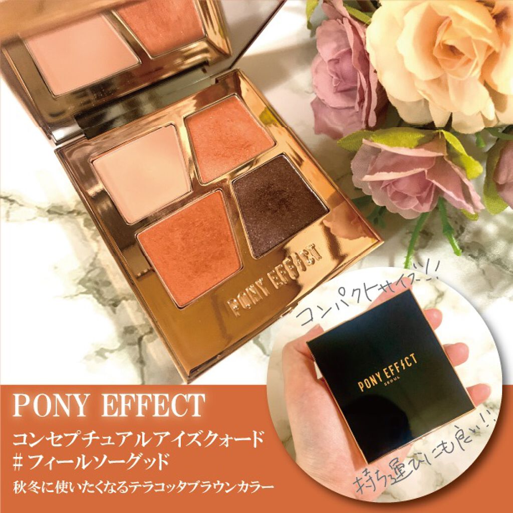 コンセプチュアルアイズクォード/PONY EFFECT/アイシャドウパレットを使ったクチコミ(2枚目)