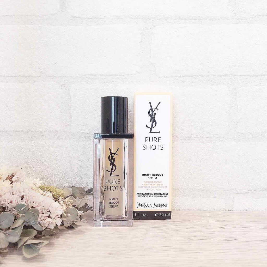 ピュアショット ナイト リチャージセラム/YVES SAINT LAURENT BEAUTE/美容液を使ったクチコミ(1枚目)