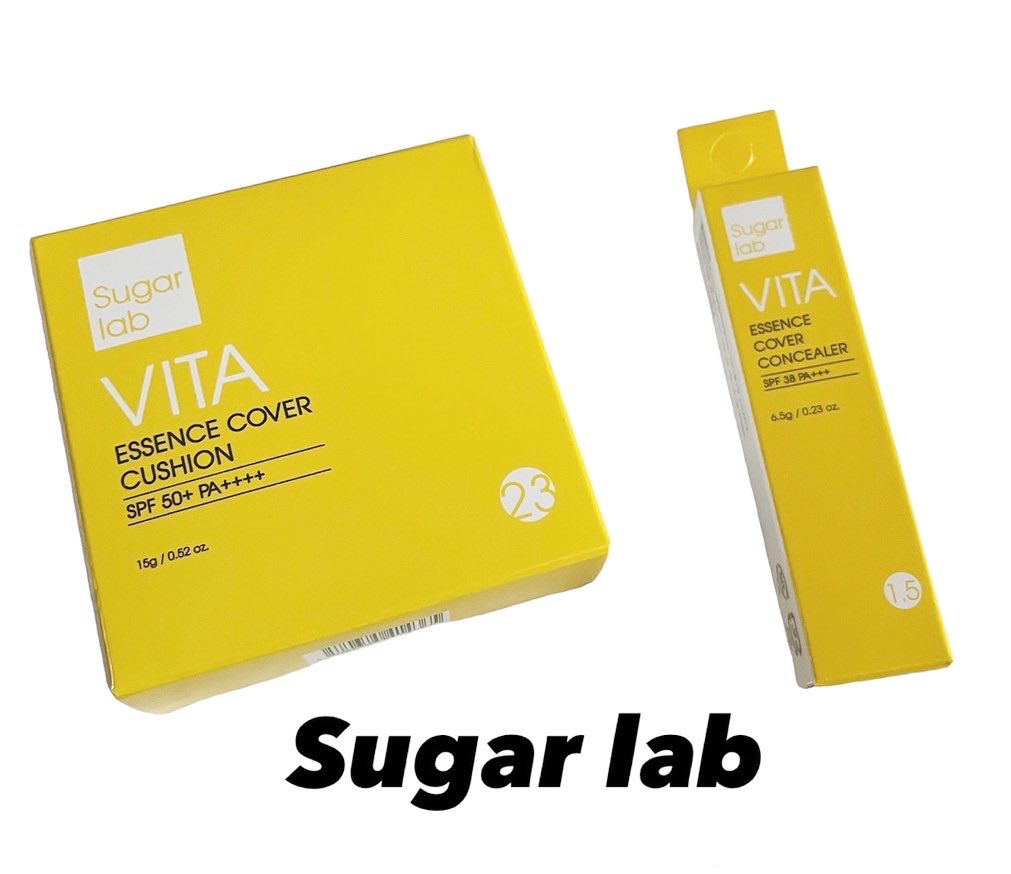 ビタエッセンスカバークッション/Sugar Lab/クッションファンデーションを使ったクチコミ（1枚目）