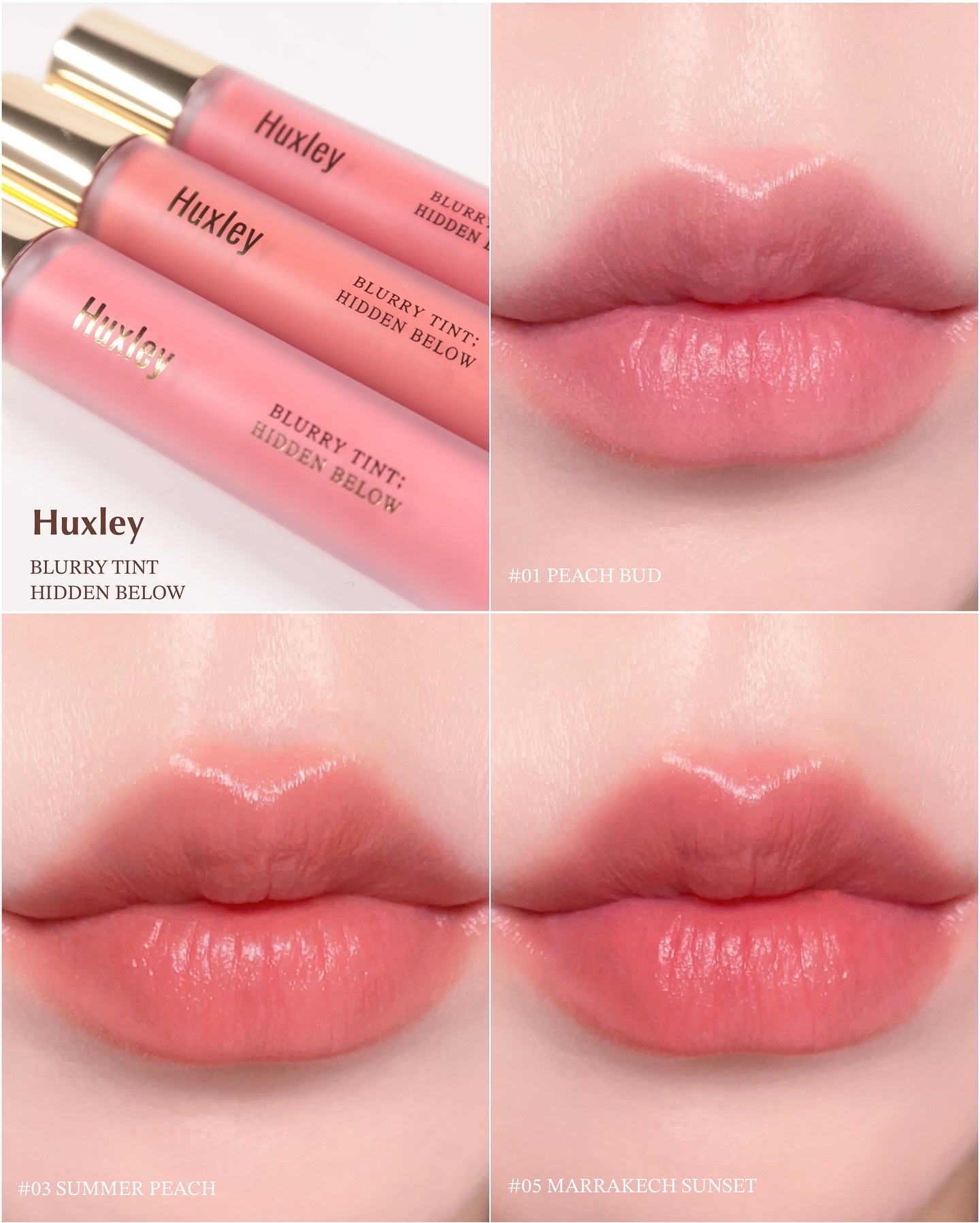 ブラーリーティント ヒドゥンビロウ/Huxley/リップティントを使ったクチコミ（1枚目）