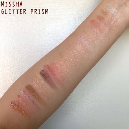 グリッタープリズム シャドウ RD02/MISSHA/グリッターを使ったクチコミ(3枚目)
