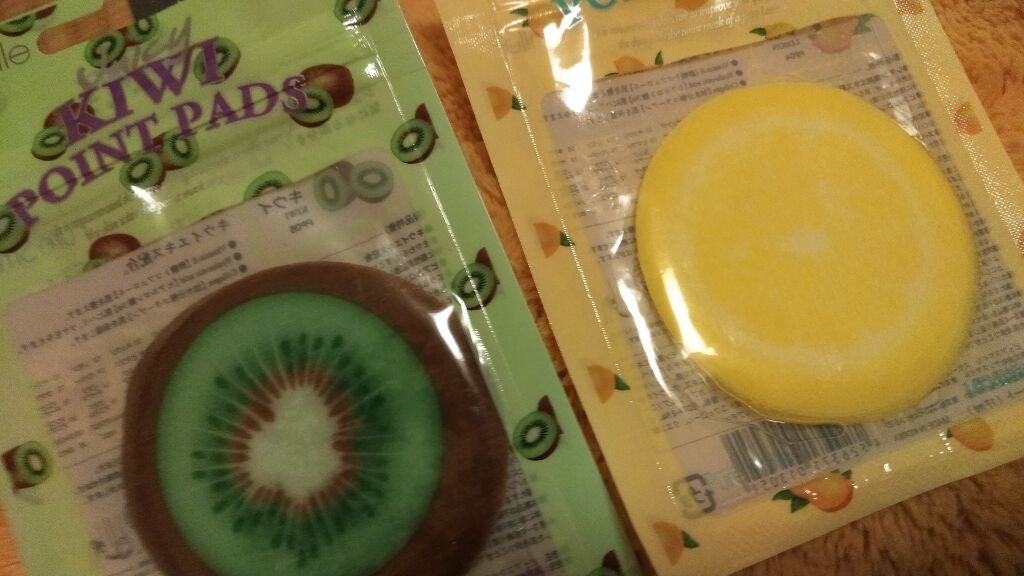 ジューシーフルーツ ポイントパッド キウイ/Pure Smile/レッグ・フットケアを使ったクチコミ(1枚目)