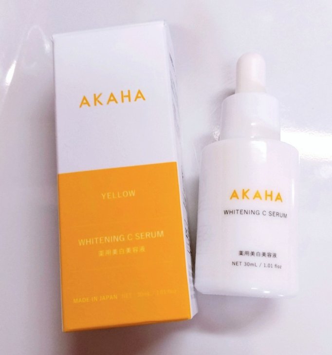 薬用ホワイトニング Cセラム/AKAHA/美容液を使ったクチコミ（1枚目）