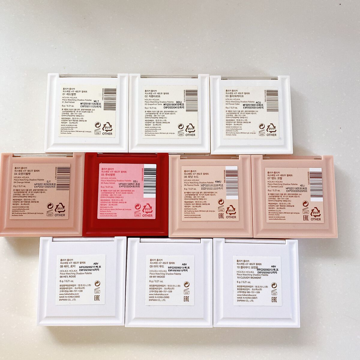 Pearly FLASH シャドウ パレット/HOLIKA HOLIKA/アイシャドウパレットを使ったクチコミ（3枚目）