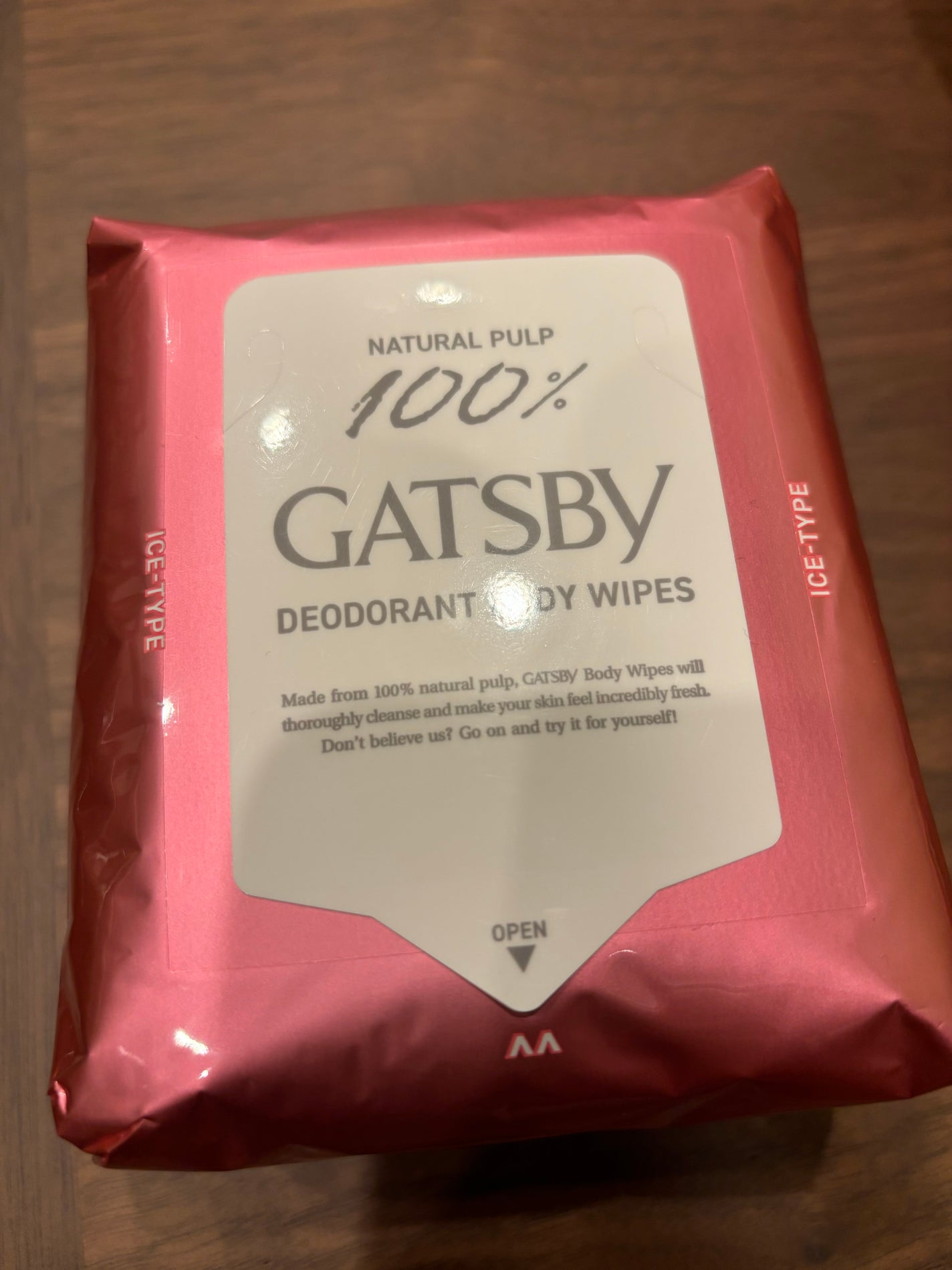 アイスデオドラント ボディペーパーN フリーズピーチ/ギャツビー/ボディシートを使ったクチコミ(2枚目)