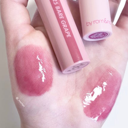 ジューシーラスティングティント/rom&nd/リップティントを使ったクチコミ(4枚目)