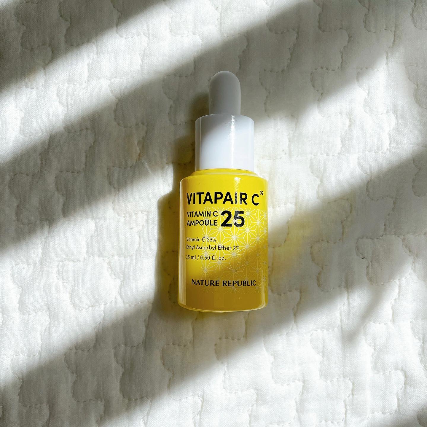 ビタペアC ビタミンC25アンプル/ネイチャーリパブリック/美容液を使ったクチコミ（1枚目）