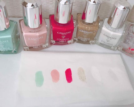 カラフルネイルズ/キャンメイク/マニキュアを使ったクチコミ(2枚目)