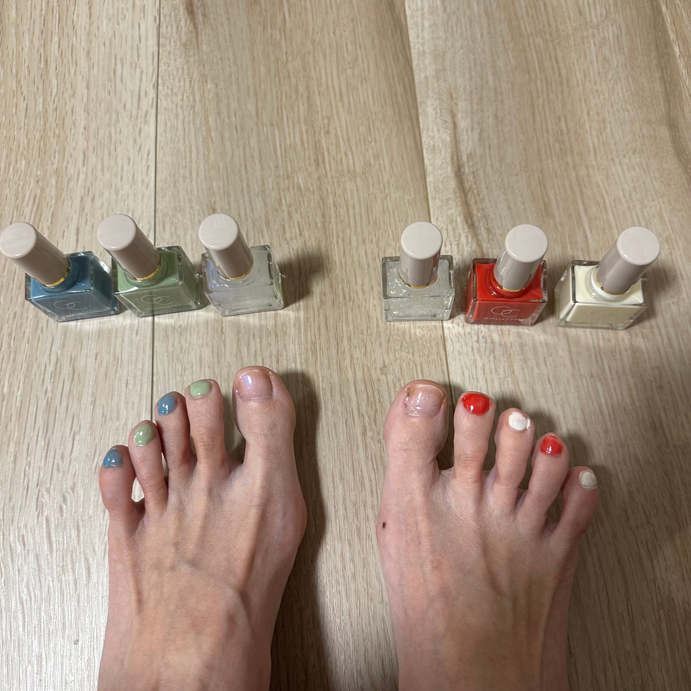 グロッシーコート/スキューズミー/オールインワンネイルを使ったクチコミ(3枚目)