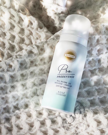 プロディフェンス オールインワンUV ムース(ライトアップ)/サンカット®/日焼け止めクリームを使ったクチコミ(1枚目)
