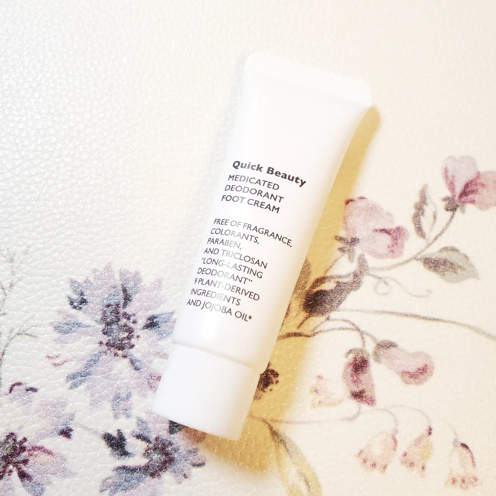 QB 薬用デオドラントフットクリーム 40C/クイックビューティー/デオドラント・制汗剤を使ったクチコミ（2枚目）