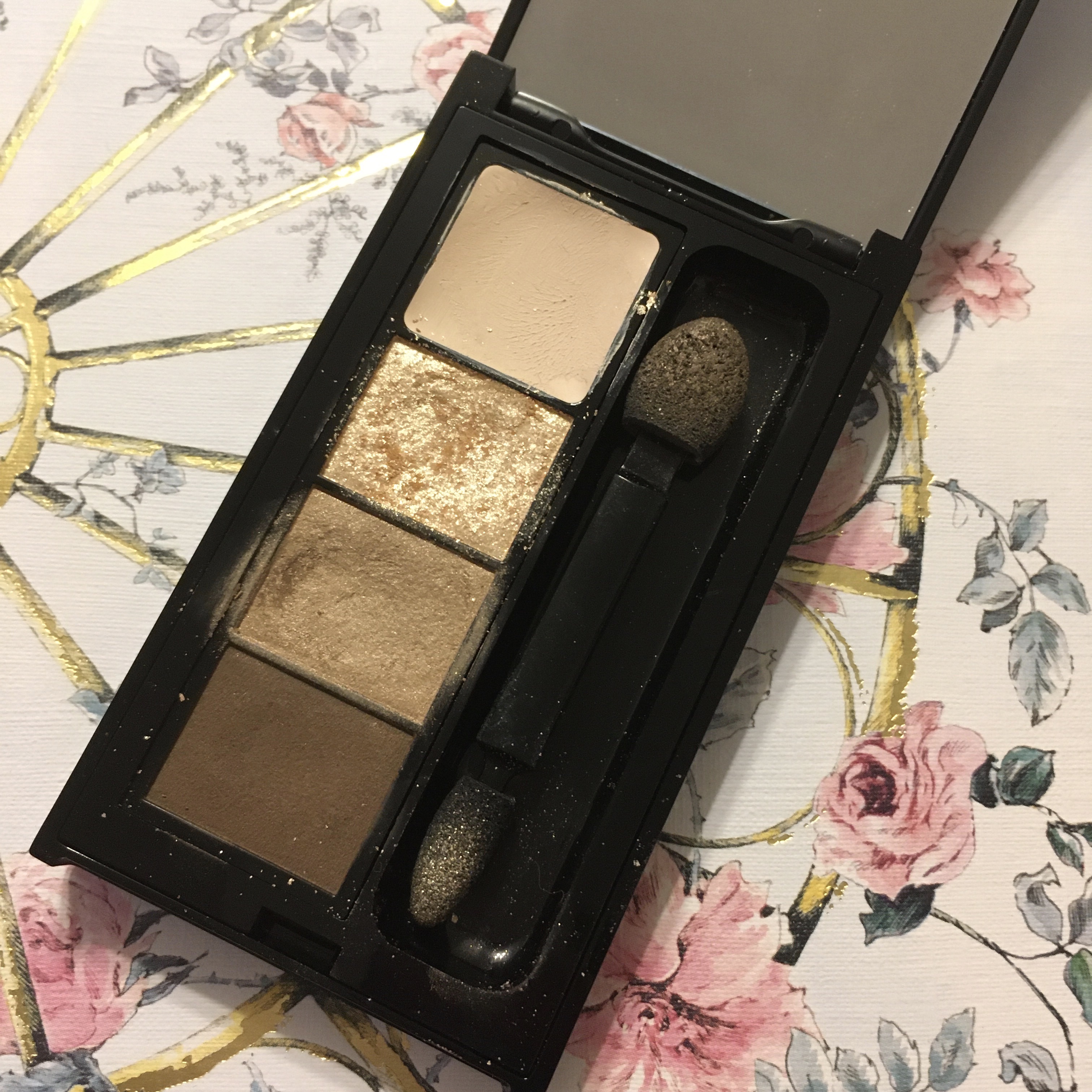 スパークリングリッチシャドウ SR-1 ナチュラルベージュ/LB/アイシャドウパレットを使ったクチコミ（1枚目）