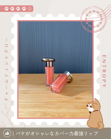 Charm Tint Base Blurry/ENTROPY/口紅を使ったクチコミ(1枚目)