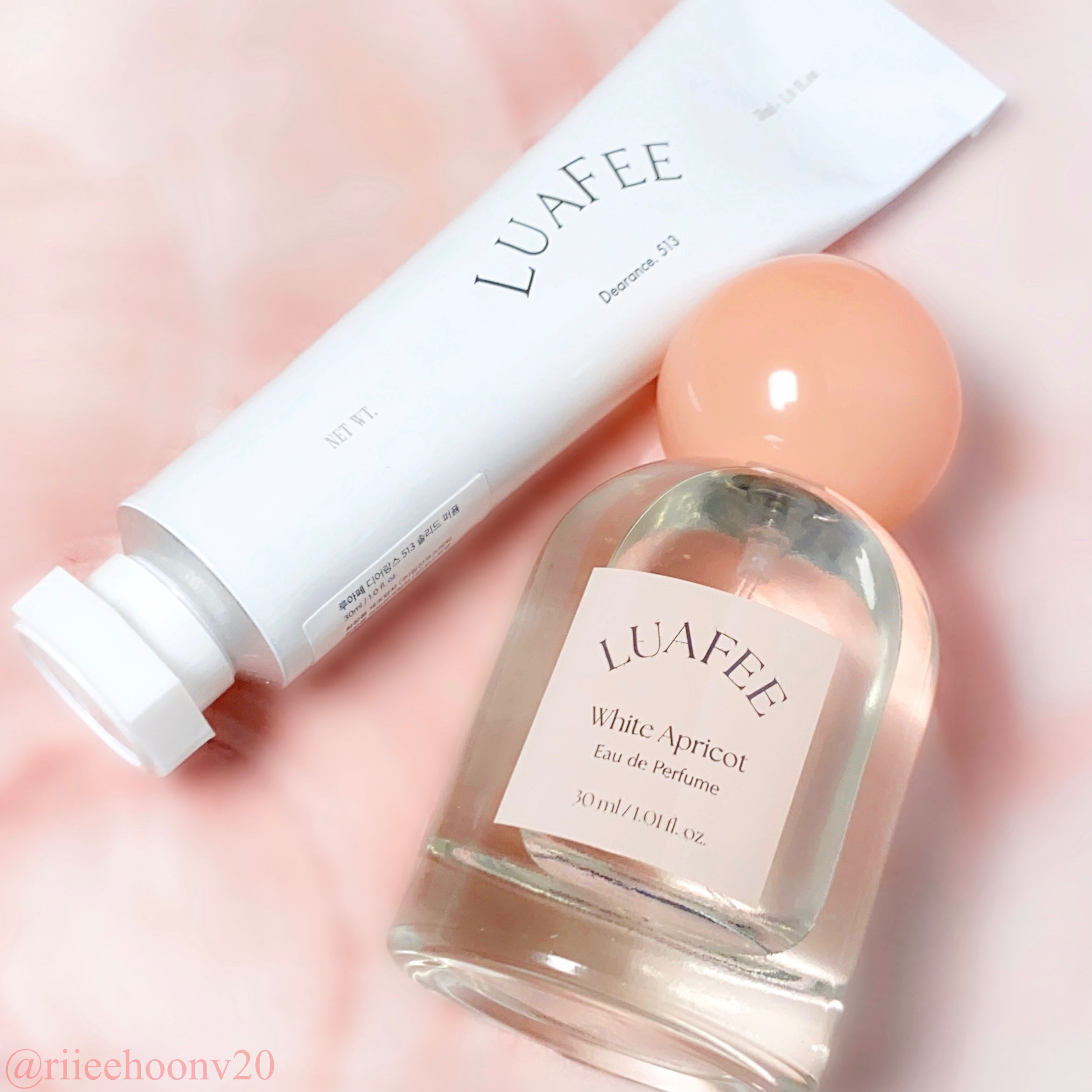 ソリッド パフューム ホワイトアプリコット/LUAFEE/練り香水を使ったクチコミ（1枚目）