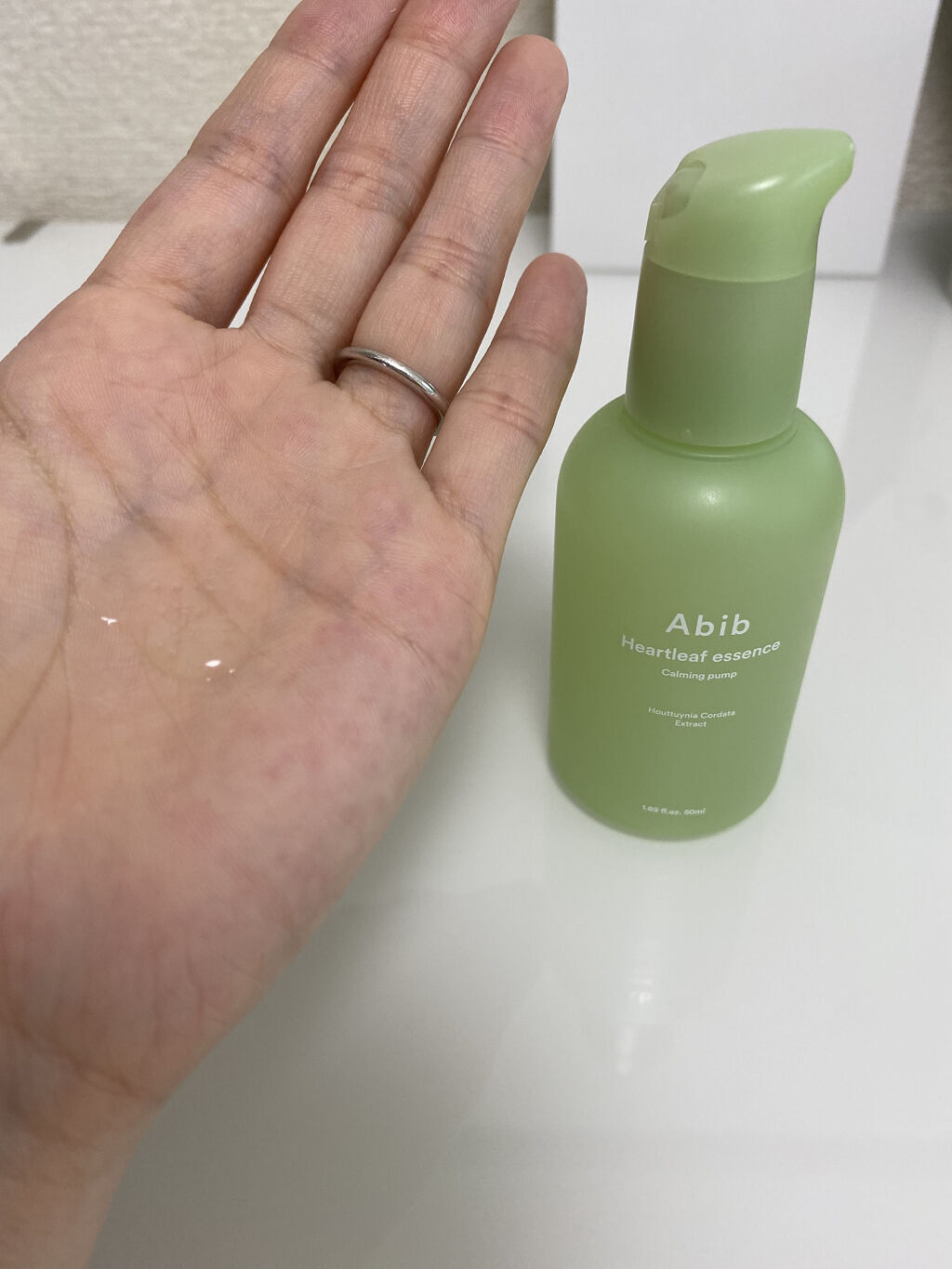 Heartleaf essence Calming pump/Abib /美容液を使ったクチコミ（2枚目）