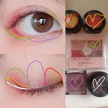 UR GLAM　POWDER EYESHADOW/U R GLAM/シングルアイシャドウを使ったクチコミ（2枚目）