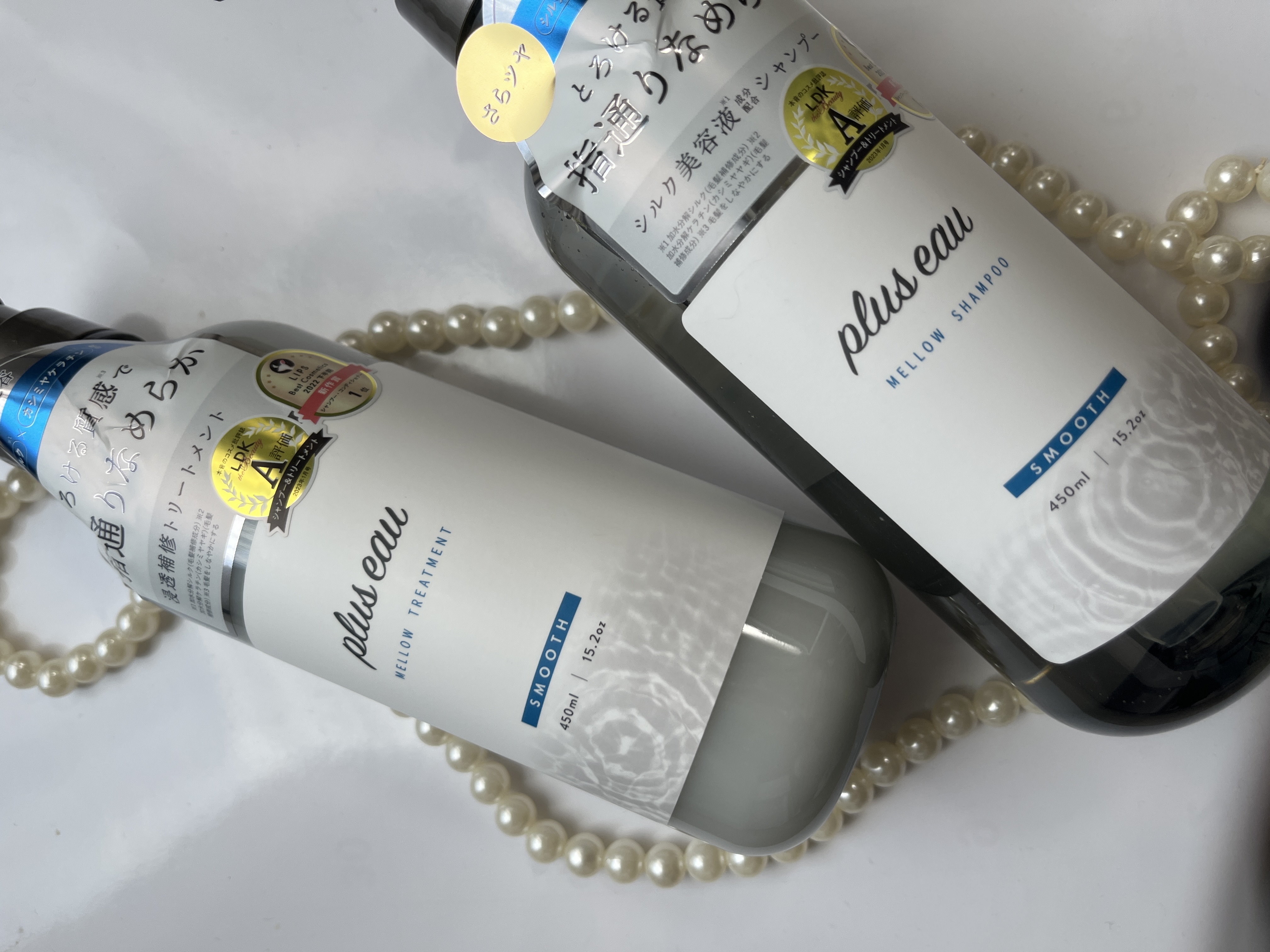 メロウシャンプー/メロウトリートメント/plus eau/市販シャンプーを使ったクチコミ（1枚目）