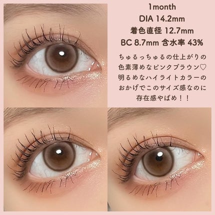フォーエバーヤングクリスティン ワナビーブラウン/Hapa kristin/1ヶ月(1MONTH)カラコンの画像