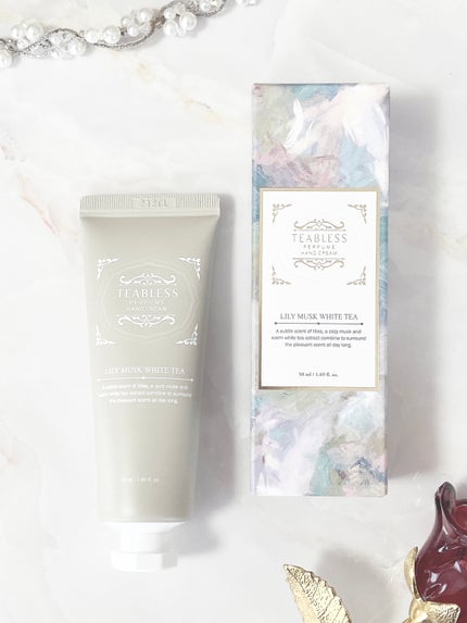 パフュームハンドクリーム リリームスクホワイトティーの香り/TEABLESS/ハンドクリームを使ったクチコミ(1枚目)