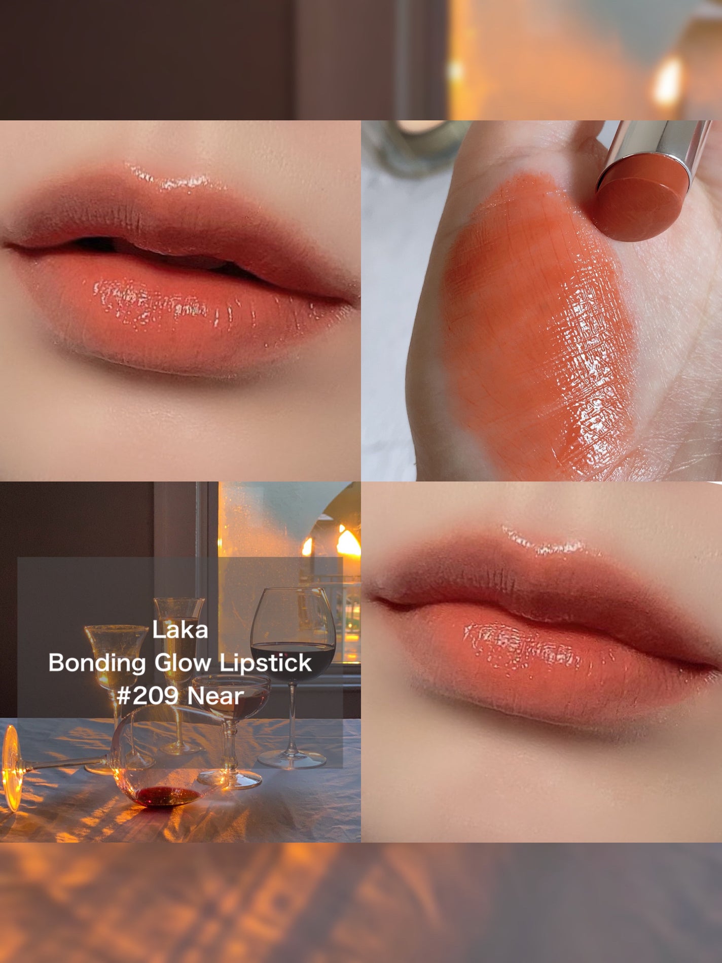 ボンディンググロウリップスティック/Laka/口紅を使ったクチコミ(4枚目)