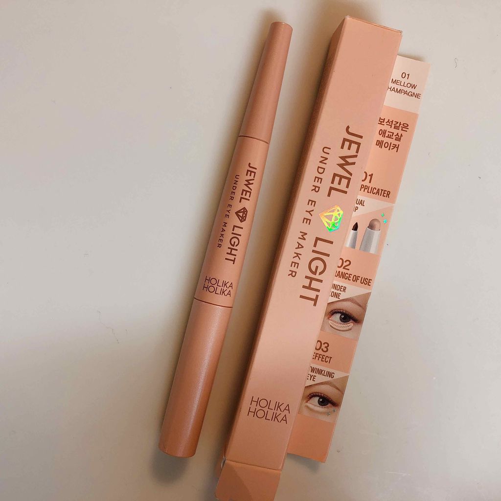 JEWEL LIGHT UNDER EYE MAKER/HOLIKA HOLIKA/ペンシルアイライナーを使ったクチコミ(1枚目)