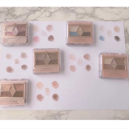 【旧品】パーフェクトスタイリストアイズ/キャンメイク/アイシャドウパレットを使ったクチコミ(1枚目)