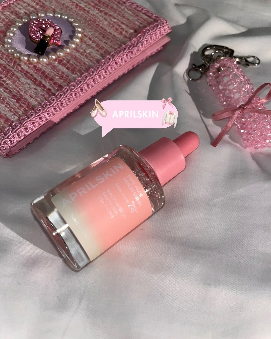 ピンクアロエムチンセラム/APRILSKIN/美容液を使ったクチコミ(1枚目)