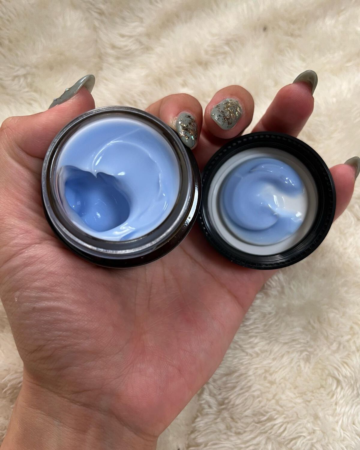 ミッドナイトブルーカーミングクリーム/Klairs/フェイスクリームを使ったクチコミ(4枚目)