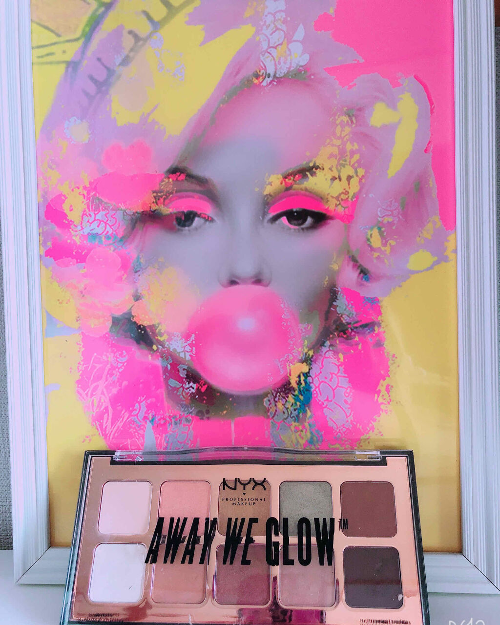 アウェイ ウィーグローシャドウパレットA/NYX Professional Makeup/アイシャドウパレットを使ったクチコミ（1枚目）