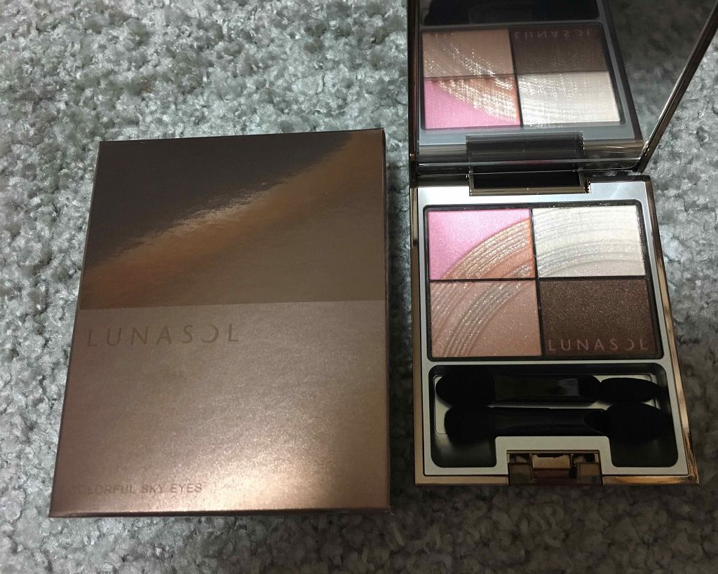 カラフルスカイアイズ/LUNASOL/アイシャドウパレットを使ったクチコミ(1枚目)