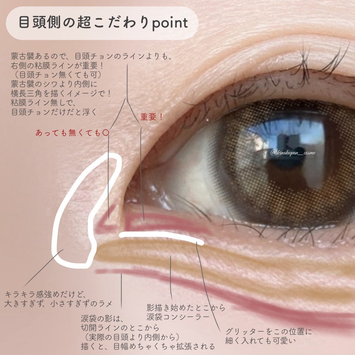 きなこぱん🍞 on LIPS 「\詐欺にも程がある😇最近の毎日メイク/(アイメイク)日に日にメ..」(3枚目)