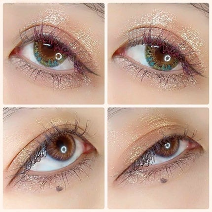 グリッタープリズム シャドウ/MISSHA/グリッターを使ったクチコミ(2枚目)