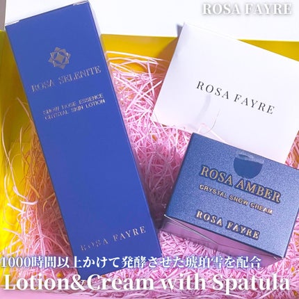 ロサ セレナイト スノーローズ エッセンス クリスタルスキン ローション/ROSA FAYRE/化粧水を使ったクチコミ(1枚目)