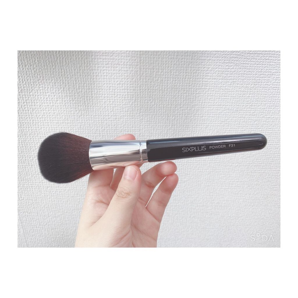 SIXPLUS メイクブラシ 5本セット - Dawnシリーズ (ブラック)/SIXPLUS/メイクブラシを使ったクチコミ(3枚目)